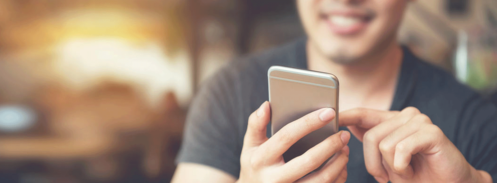 man using mobile phone