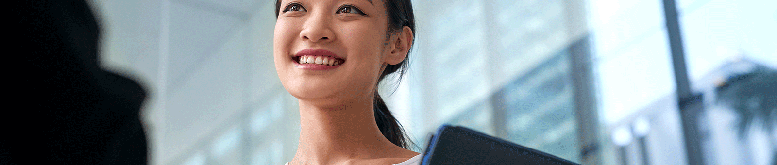 Image of girl interviewing
