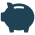 A kid piggy bank icon