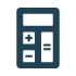 Simple calculator icon