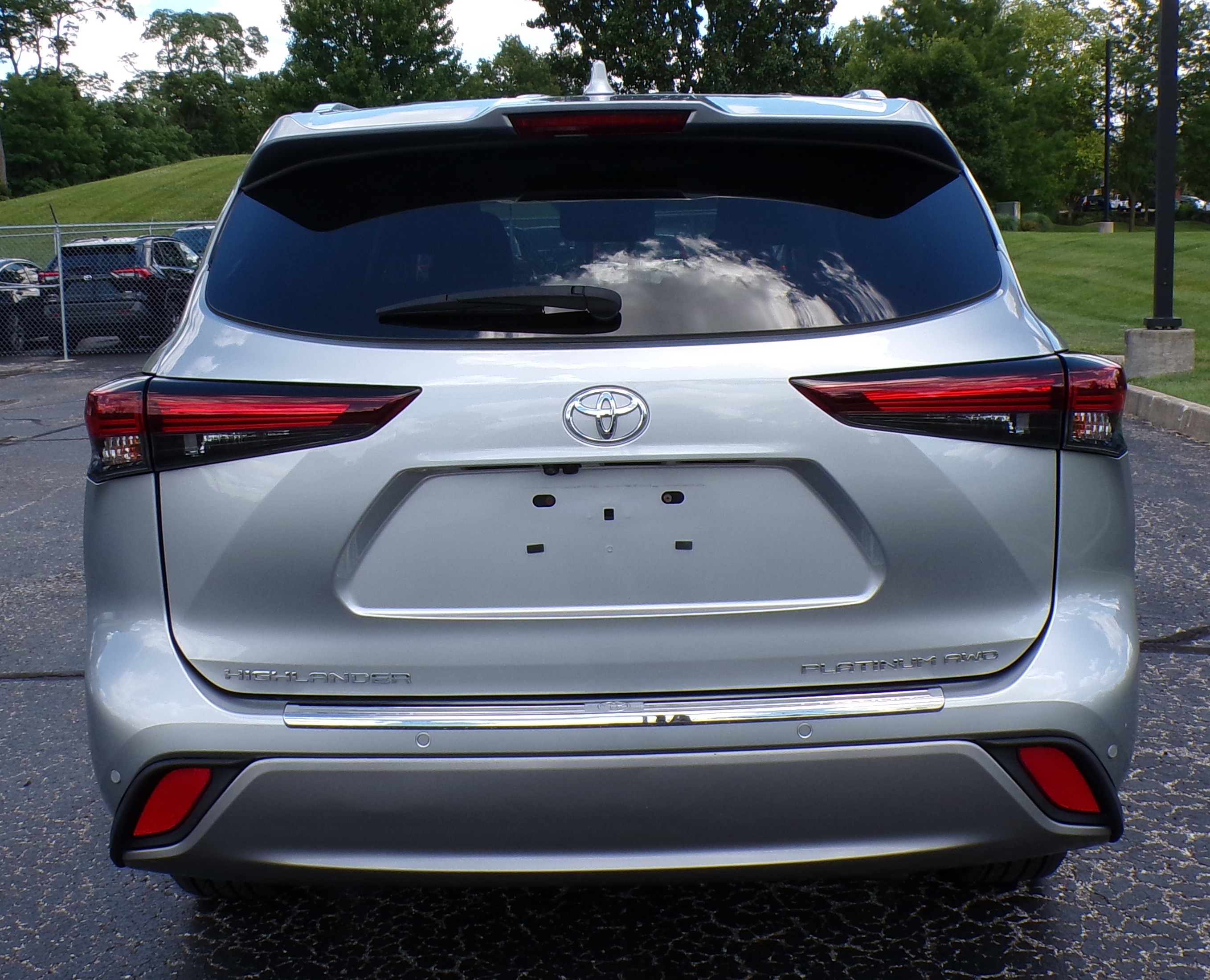 back of car