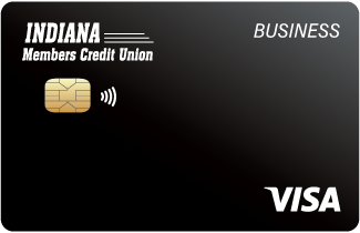 black business card