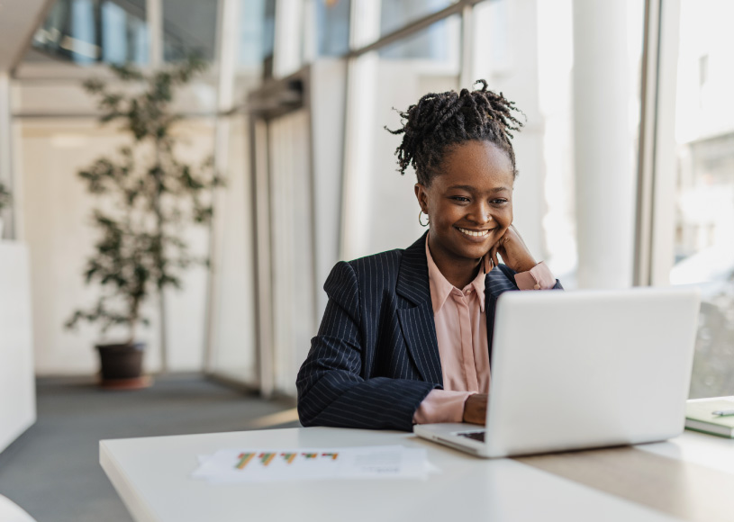 person at computer