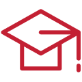 graduation cap icon 