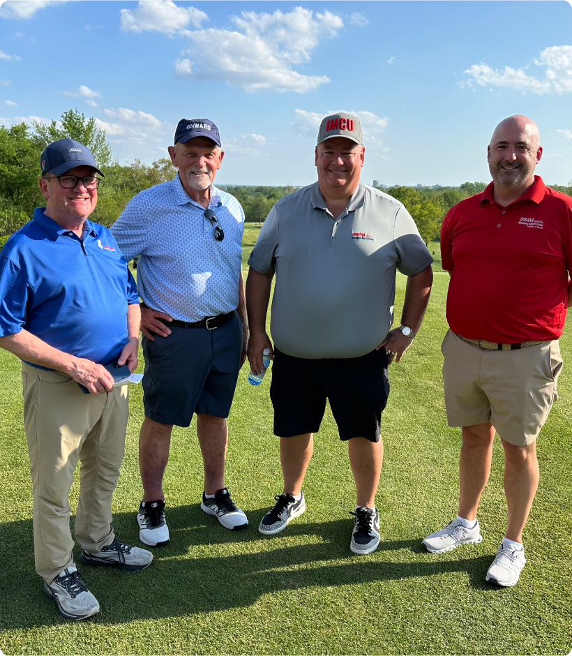 four golfers 