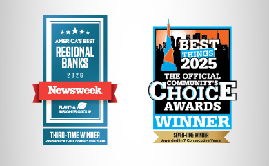 Best Regional Banks and Best Things Award Logo