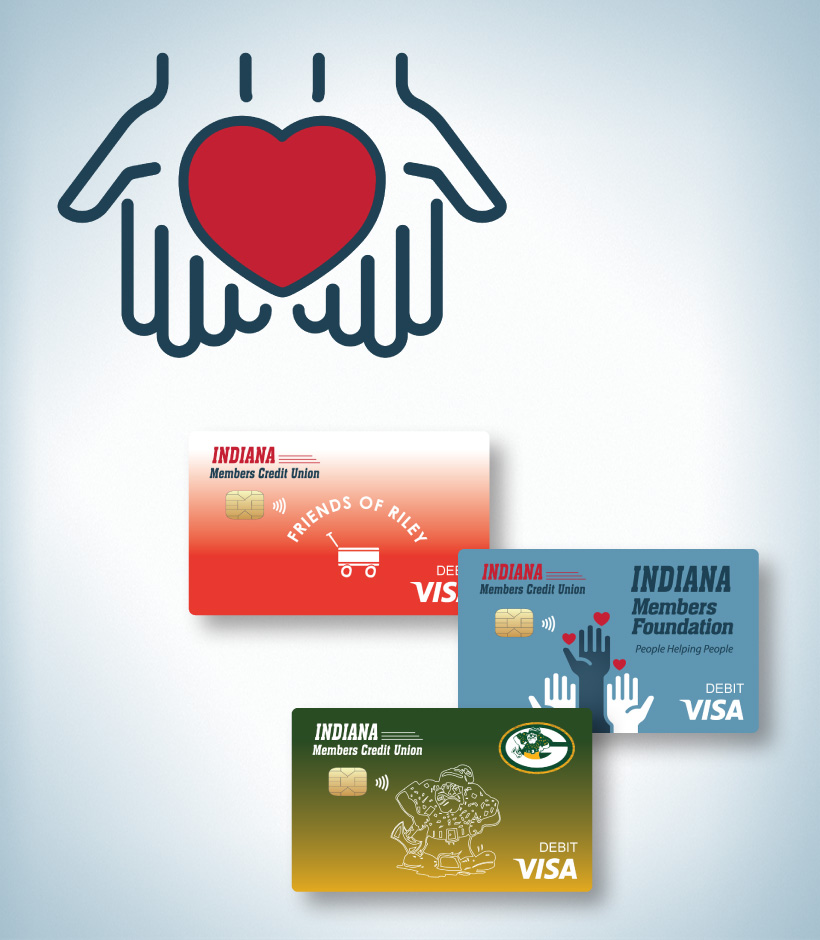 overlapping cards 