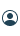 Blue person icon