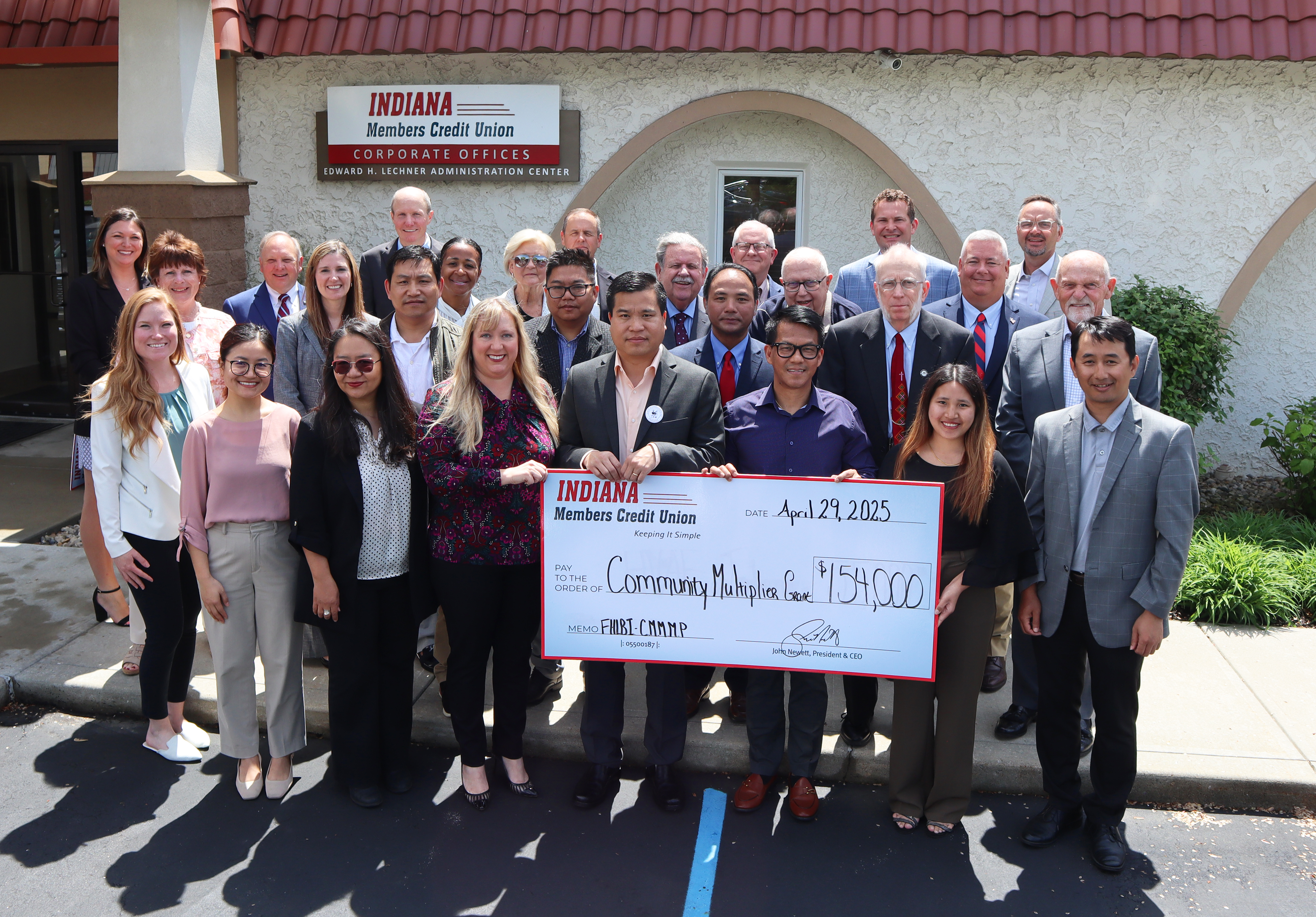 IMCU Community Multiplier Check Presentation 2025 group photo