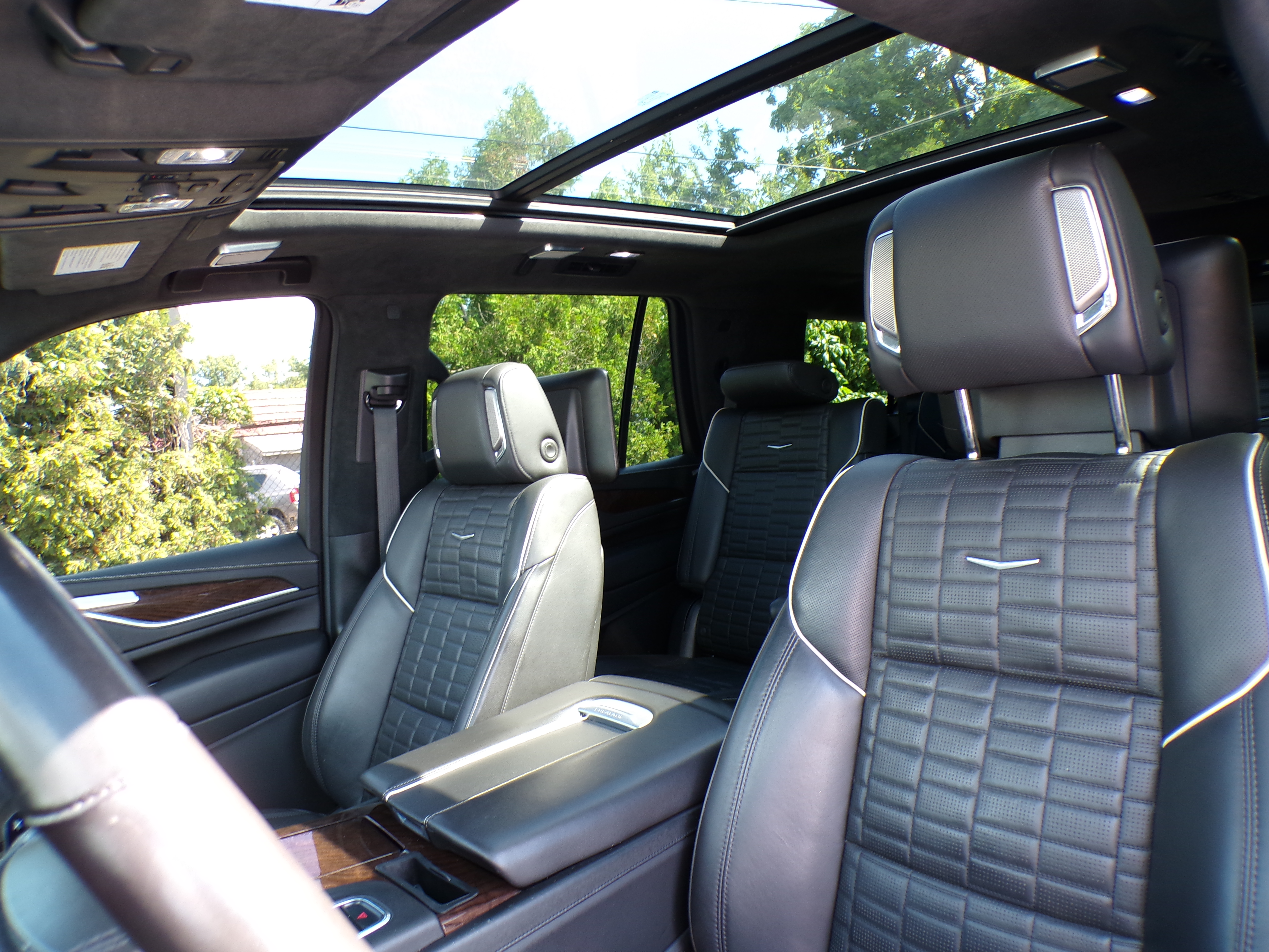 interior of car