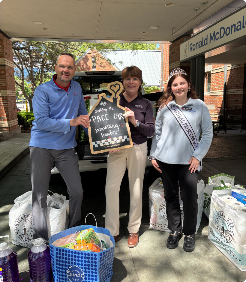 people with donations for RMCH 