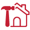 home and hammer icon