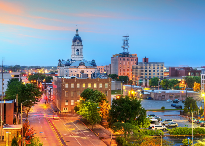 downtown Evansville